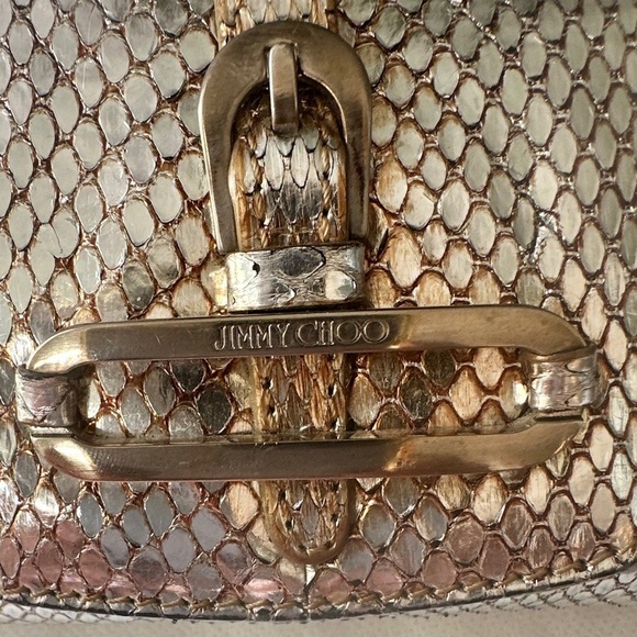 LIMITED ED 2006 Jimmy Choo Python Tulita Mini Bag/ Clutch - Picture 4 of 16